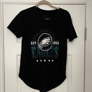 Philadelphia Eagles womens Black T-Shirt